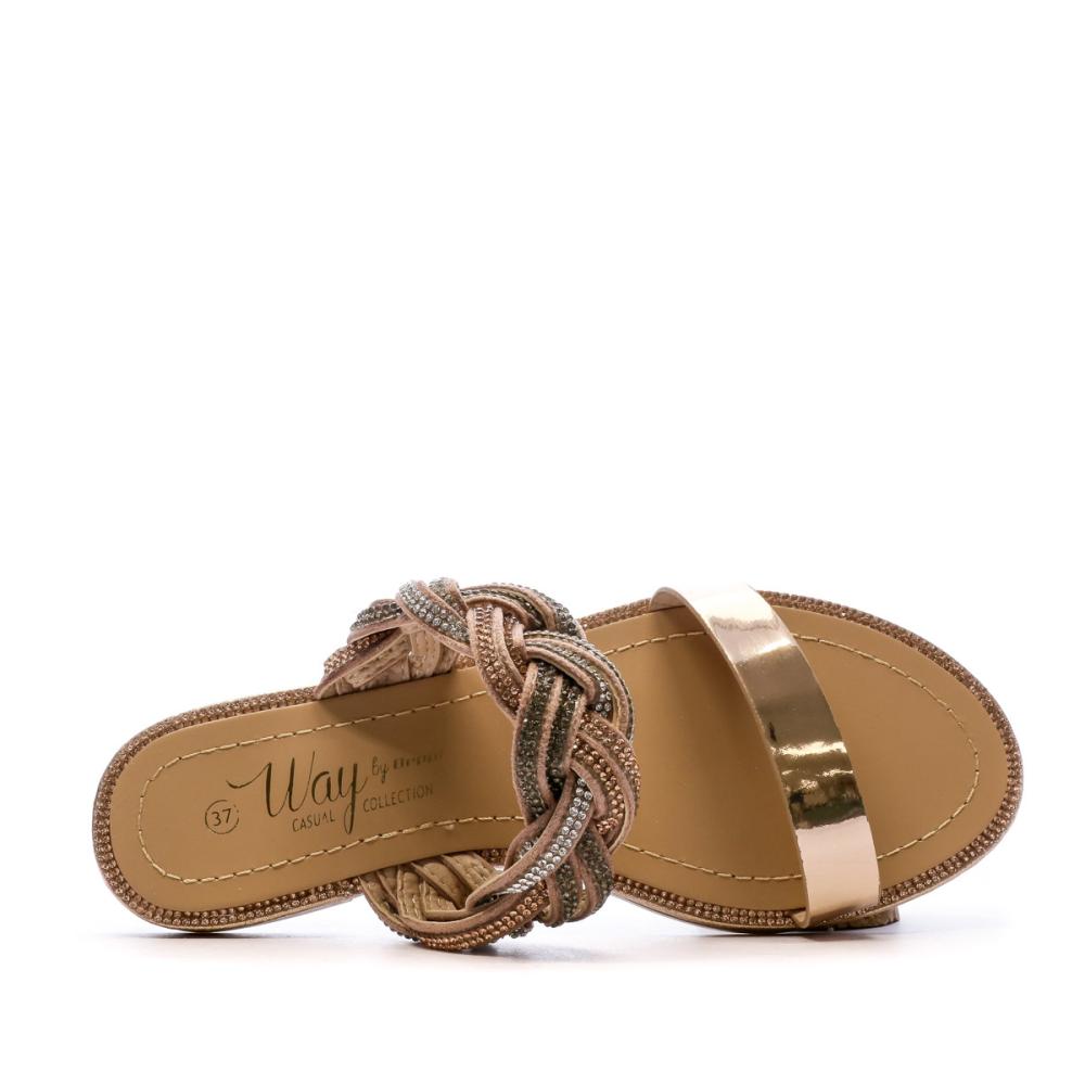 Beppi Sandales Rose Gold Femme Beppi