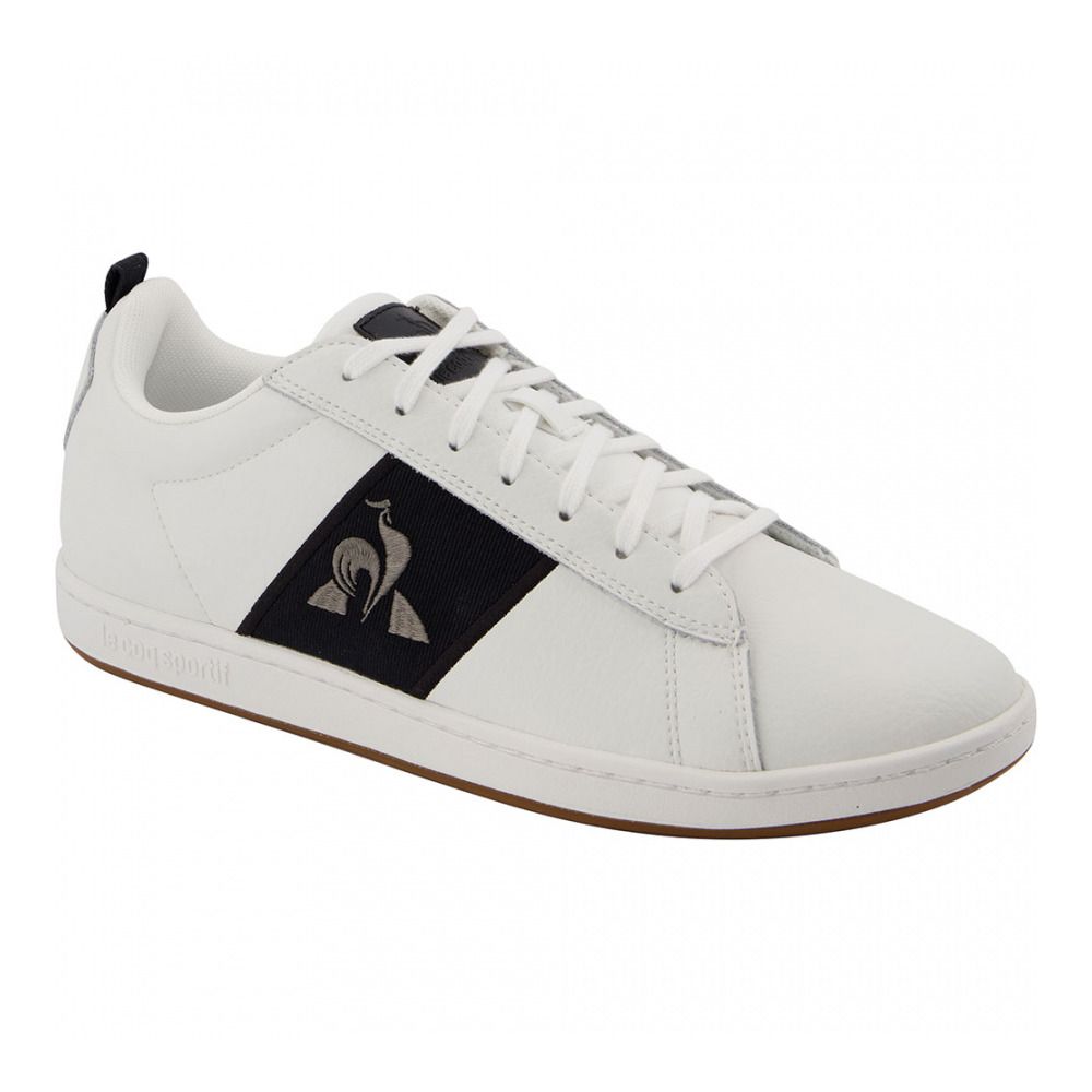 Le Coq Sportif COURTCLASSIC TWILL - Sneakers Homme optical white/black