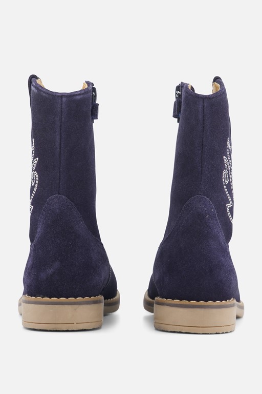 Muyters Cowboylaarzen blauw Suede