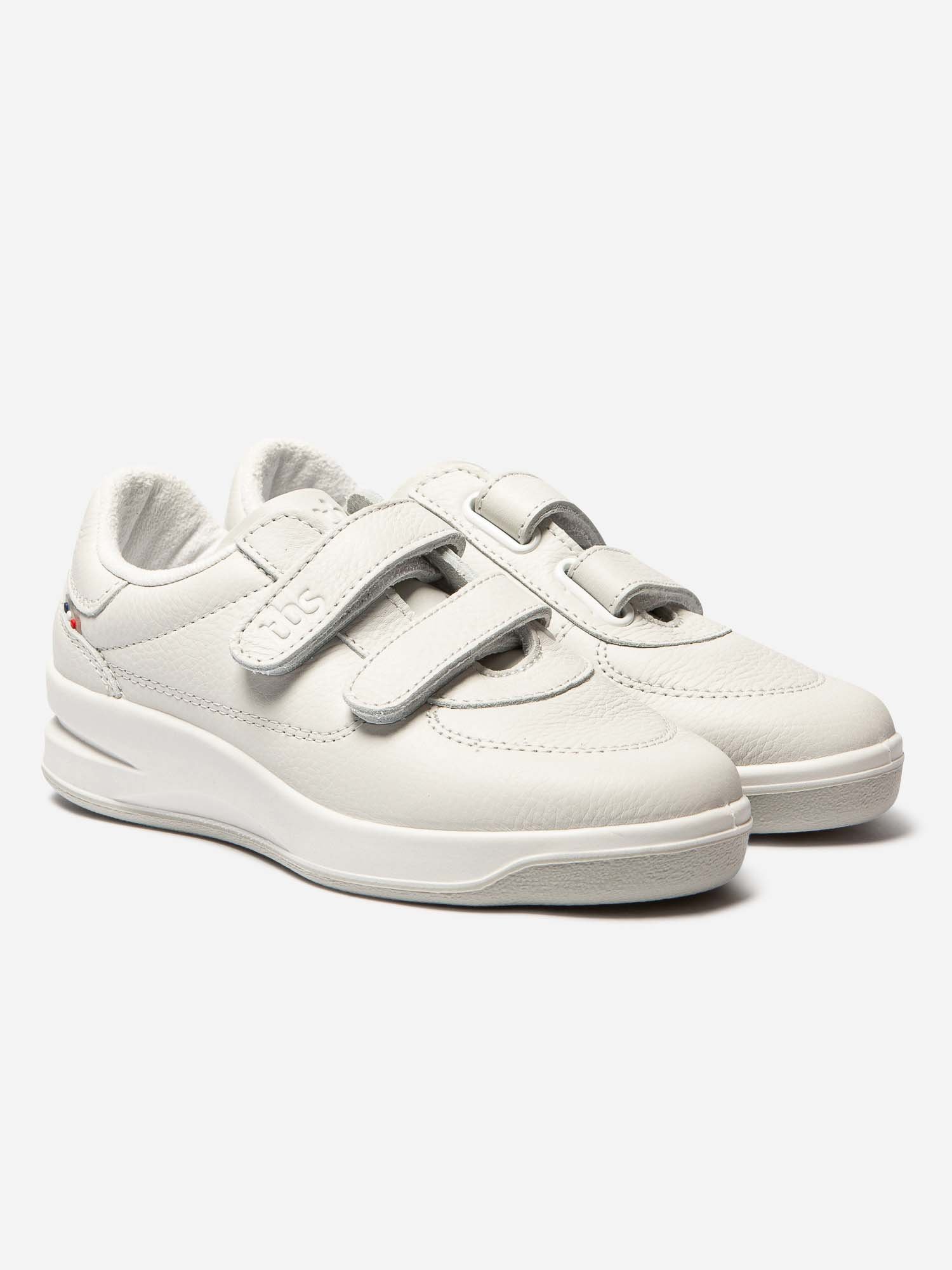 Baskets cuir Fabriquées en France Blanc