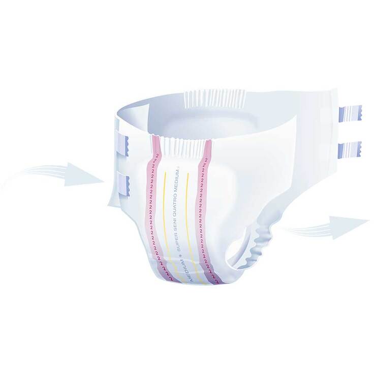 Super Seni Quatro Größe 2 medium Windelhosen, 10 St