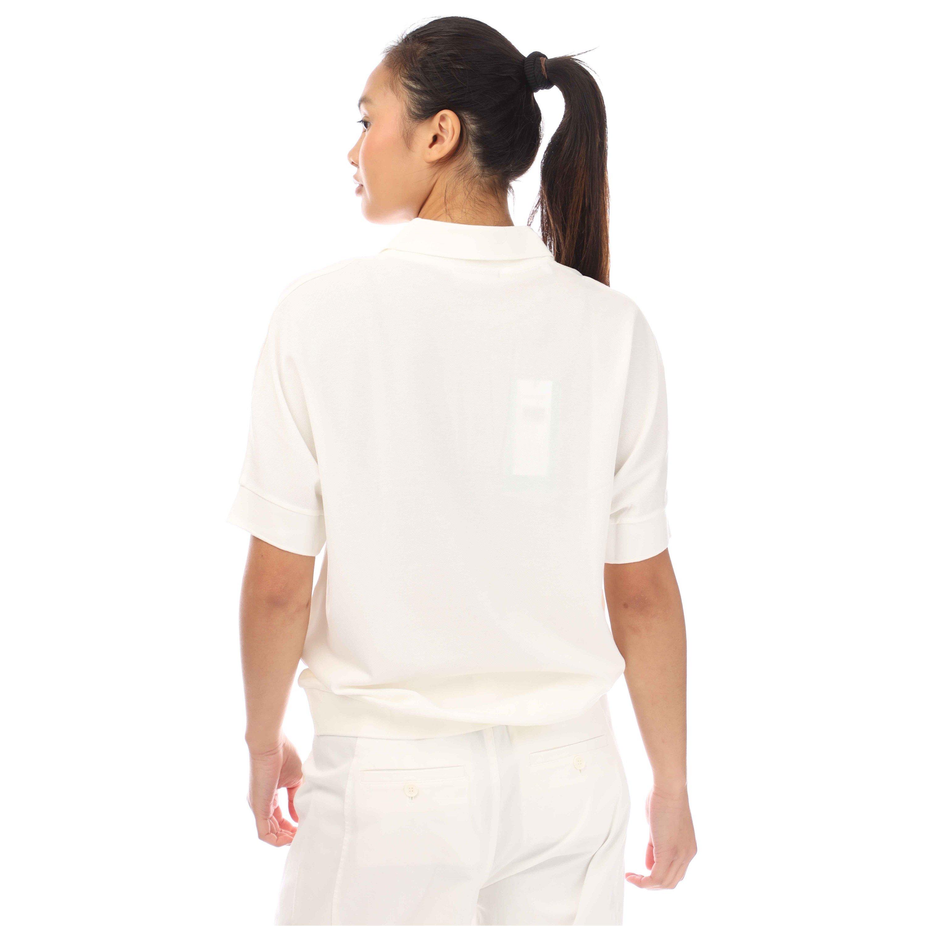 Lacoste Open Neck Fluid Piqué Polo Shirt