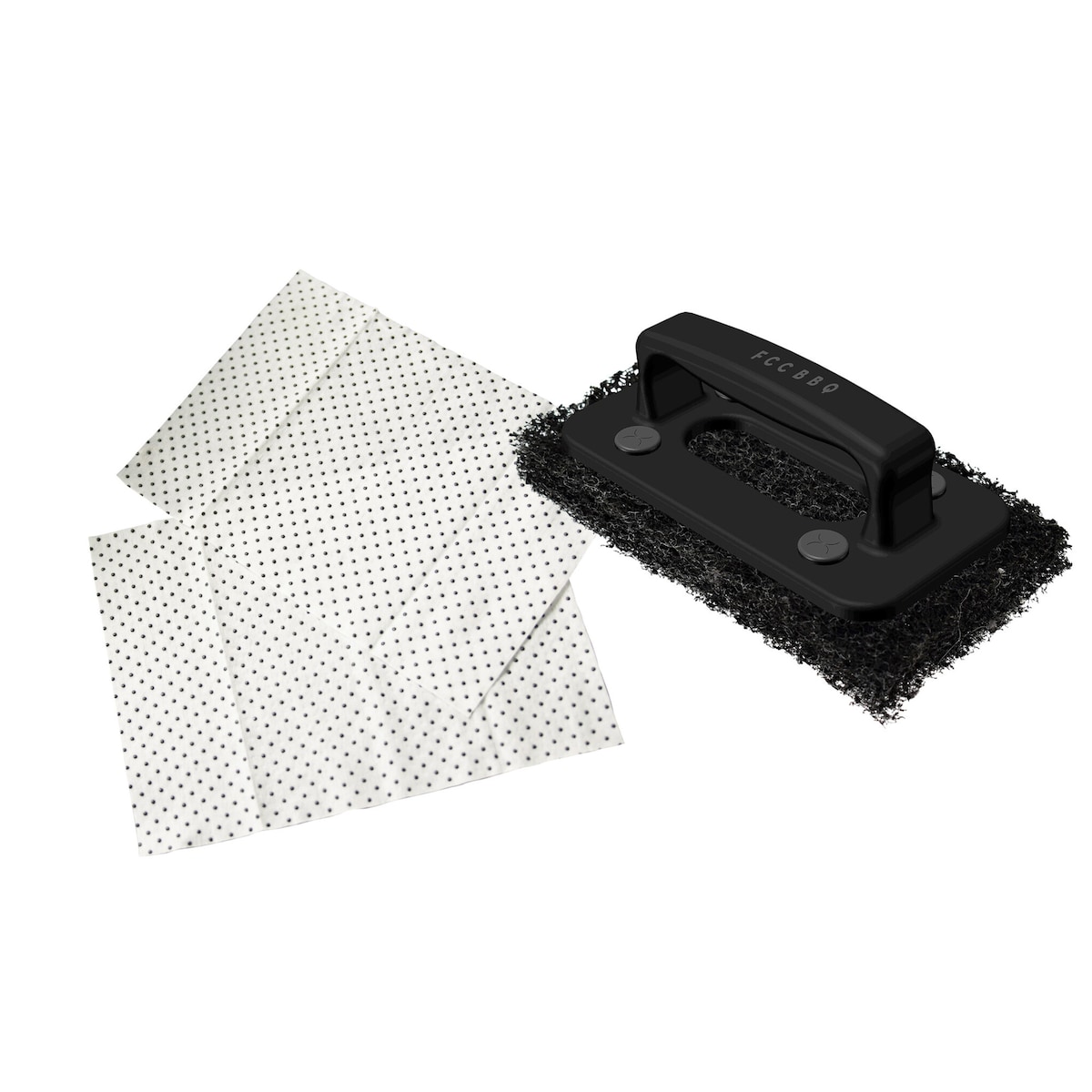 FCC BBQ sett med kluter og holder 10082 (35 stk.)