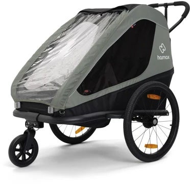 Hamax Traveller Sykkelvogn, Khaki Green/Black