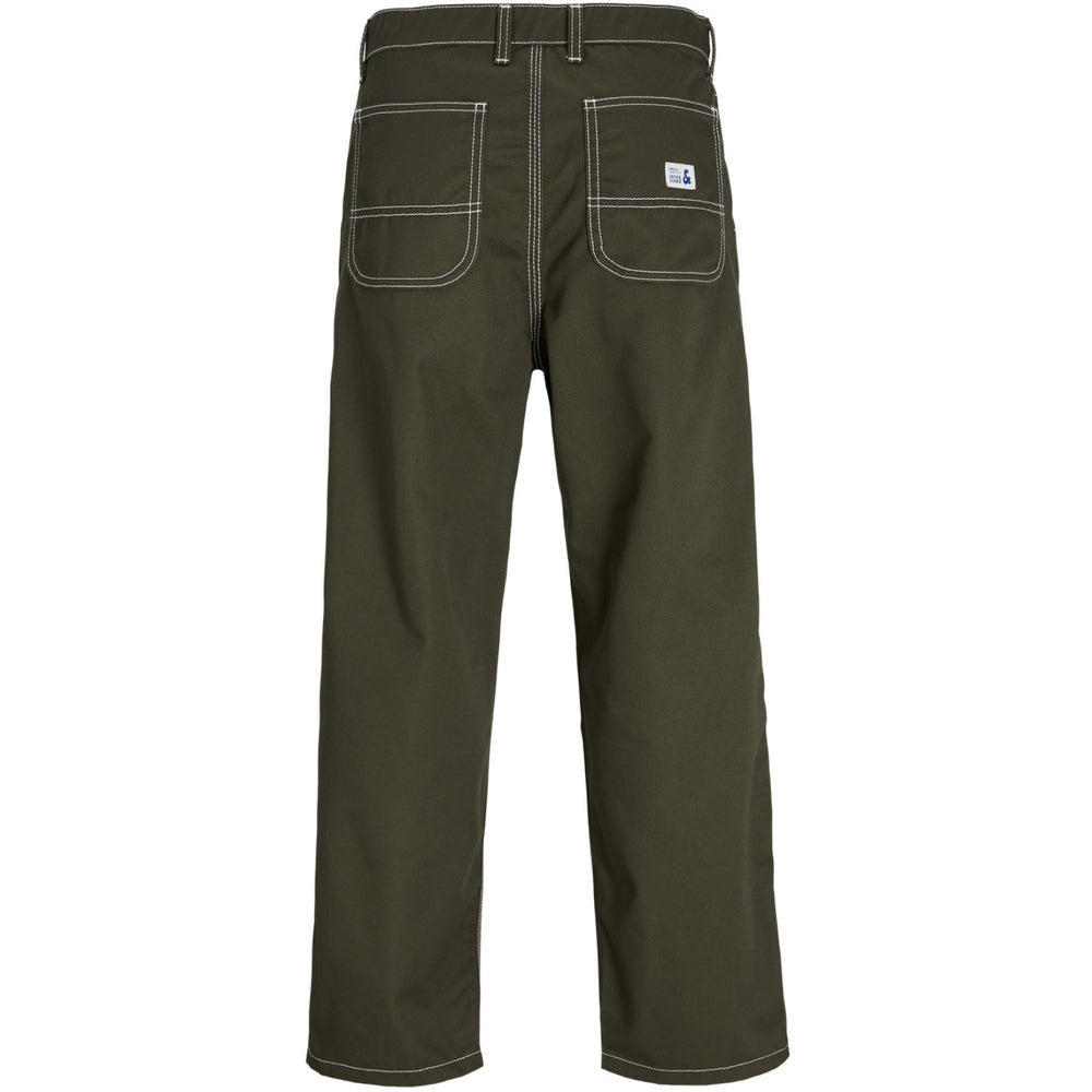 Køb Jack & Jones Junior Olive Night Stalex Contrast Worker Bukser