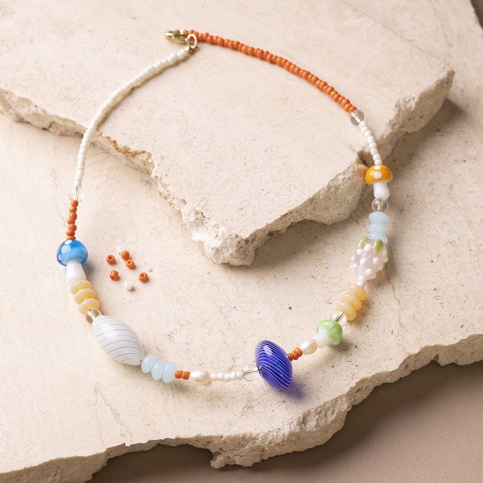 Mini DIY Kit - Smykker - Chunky halskæde - Colorful
