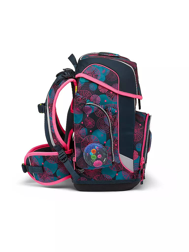 ERGOBAG Schultaschen Set 5tlg Cubo KorallBär blau