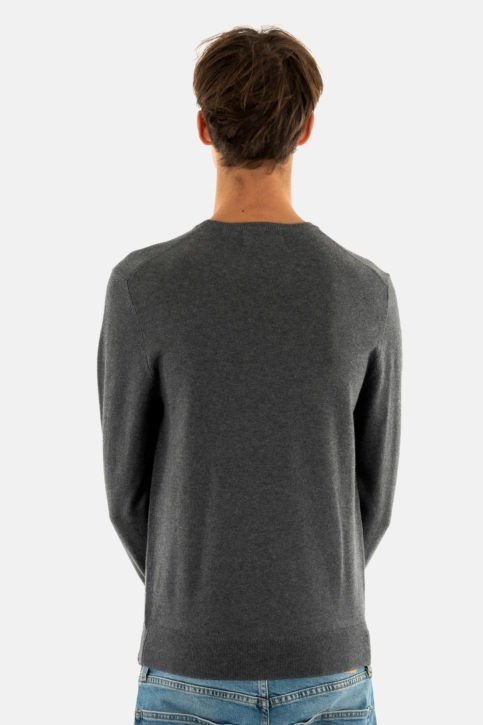 Pull hiver superdry essential xuc gull grey marl