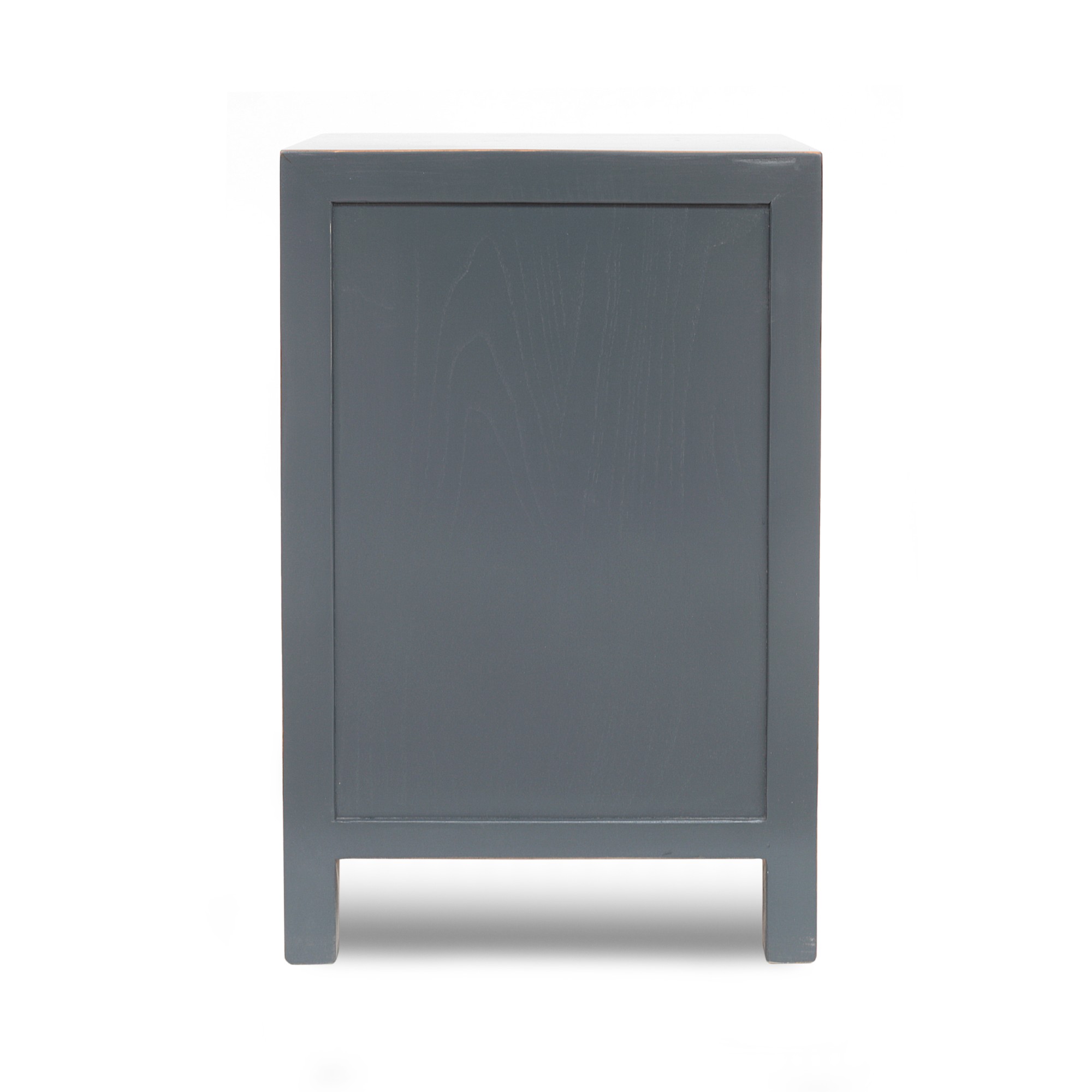 Schrank, 2 Türen, 1 Schublade, blau, gold, T 30 cm, B 40 cm, H 60 cm von fischer's lagerhaus