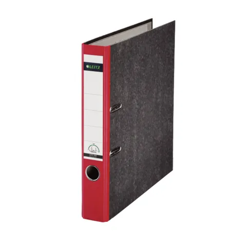 Leitz Qualitäts-Ordner 180°, A4, 52mm schmal, rot