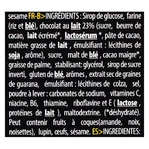 Barras energéticas de chocolate Isostar Pulse, 6 unidades