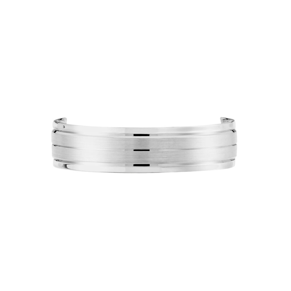 Alliance Basile Ruban Plat Or Blanc