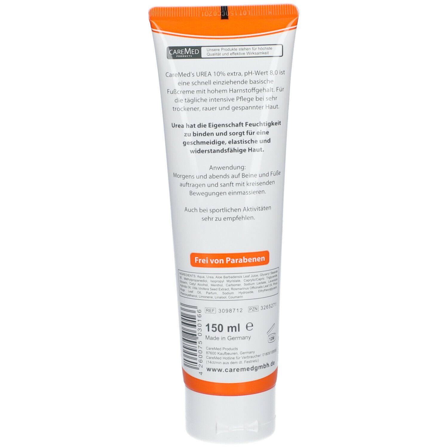 UREA 10% extra - basische Fußcreme