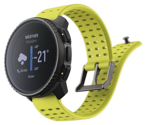 Montre GPS Suunto Vertical Black Lime - Jaune fluo