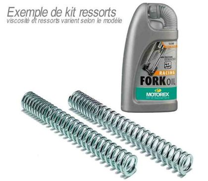 Ressorts de fourche Bitubo Kit tarage progressif avec huile de fourche MOTOREX