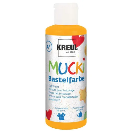 MUCKI Bastelfarbe Orange 80 ml