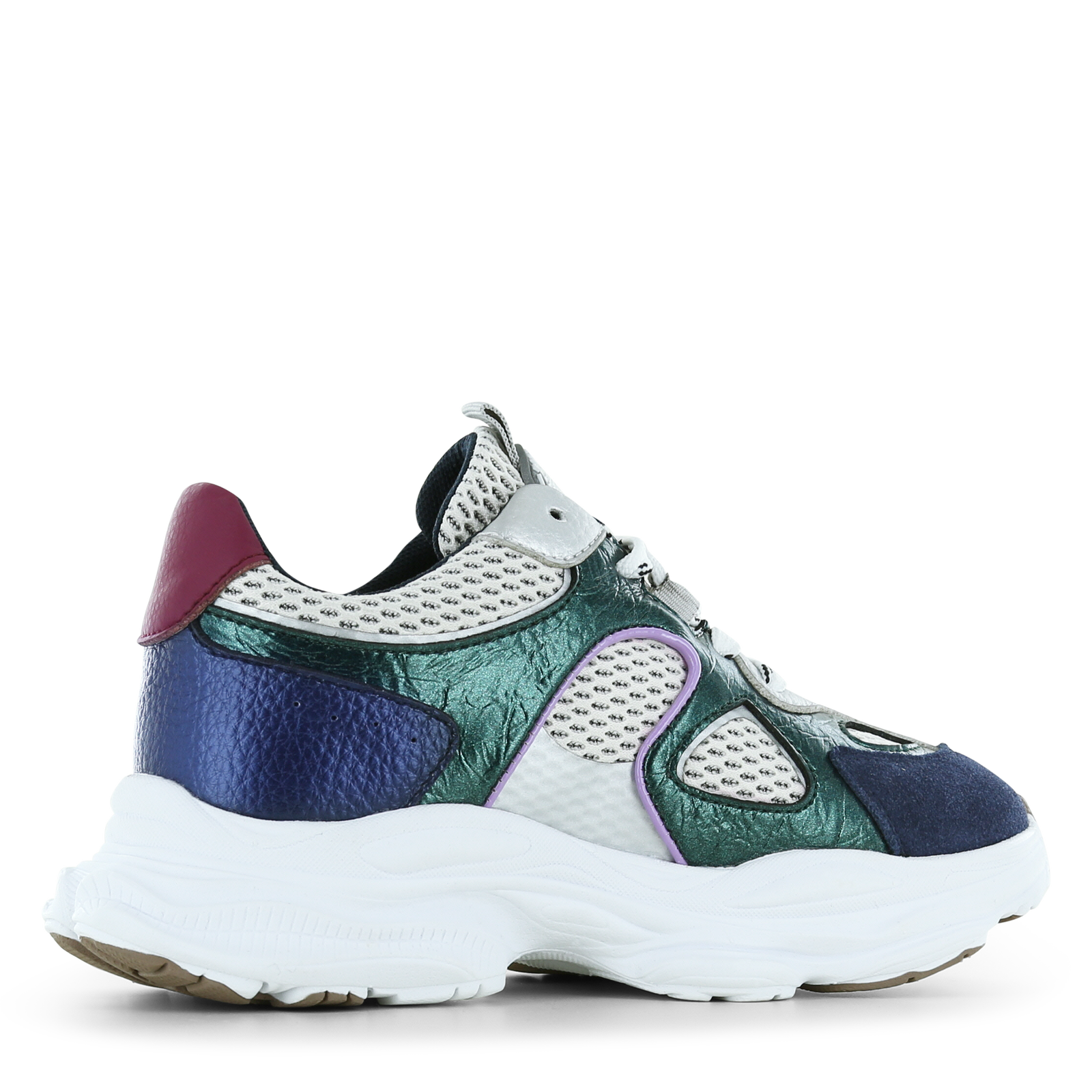 Shoesme multicolor sneaker Mesh, Metallic, Microfiber leer, Suède | Sale