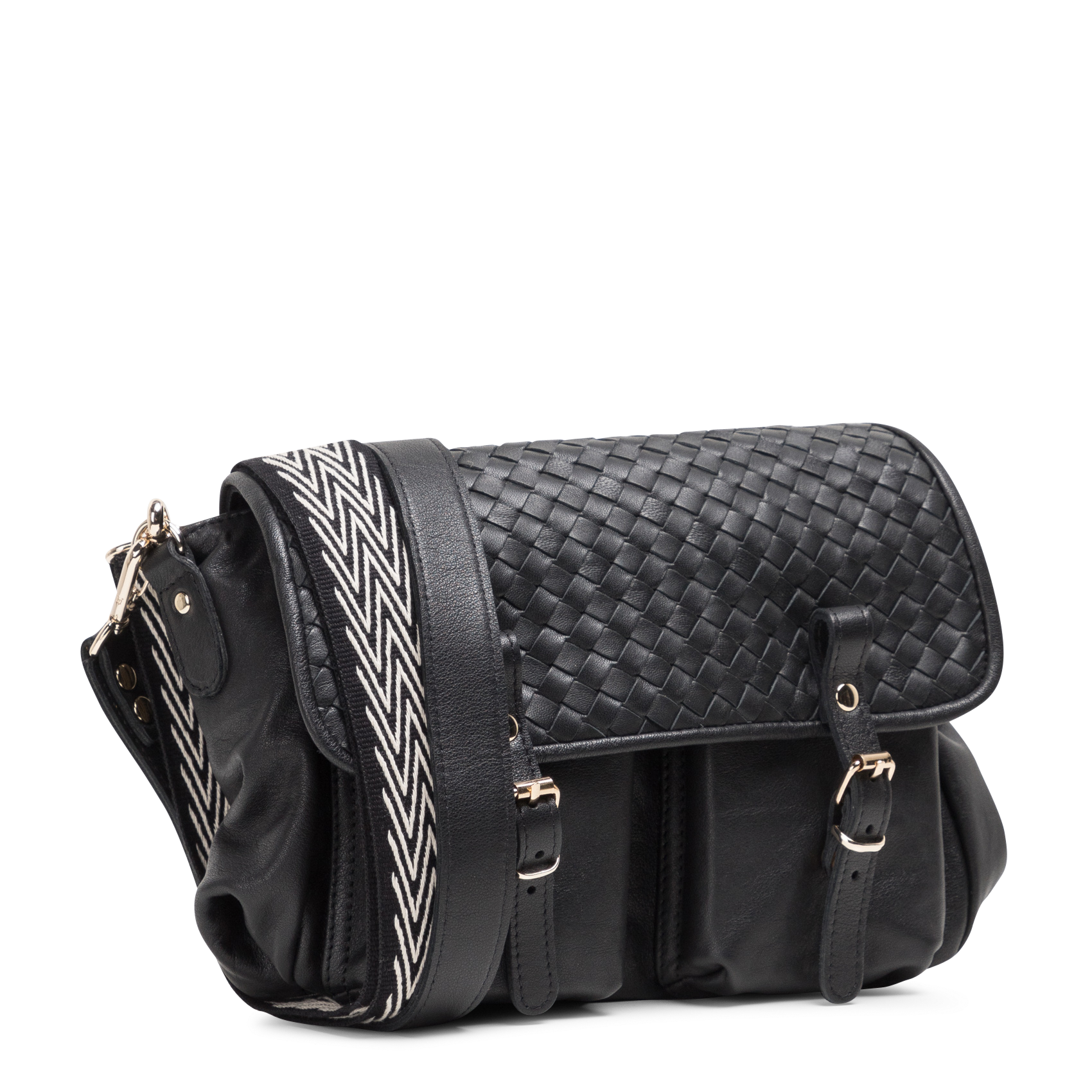 MINI MATHS - Sac cartable 2-en-1 en cuir| Noir
