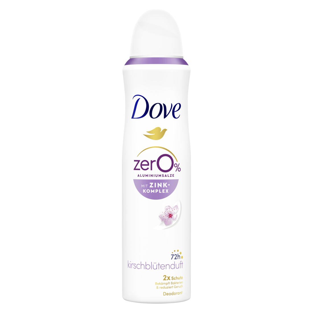 DOVE Deodorant Aerosol Spray<br>150 ml, Aerosol Spray, Aerosol, 0% Kirschblüte