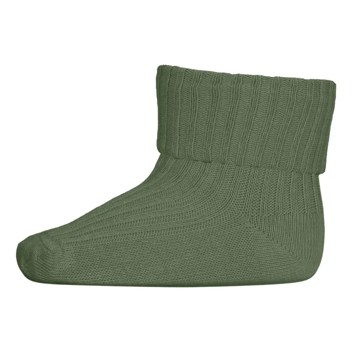 Mp Denmark Chaussettes Rib en coton | Vert