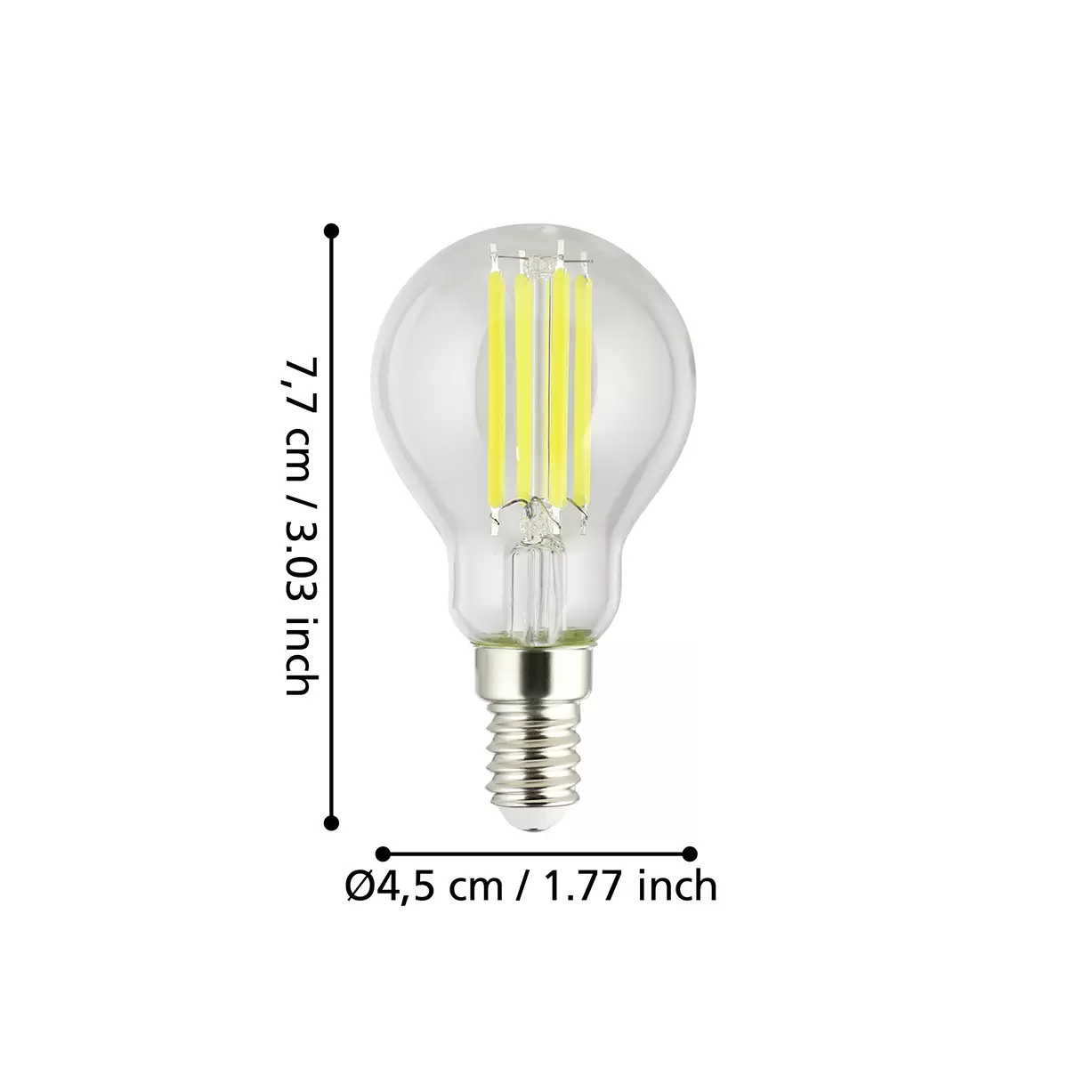 LED-Leuchtmittel High Efficiency Transparent