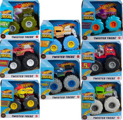 HotWheels Montertruck 1:43 Rev Tredz Blandet