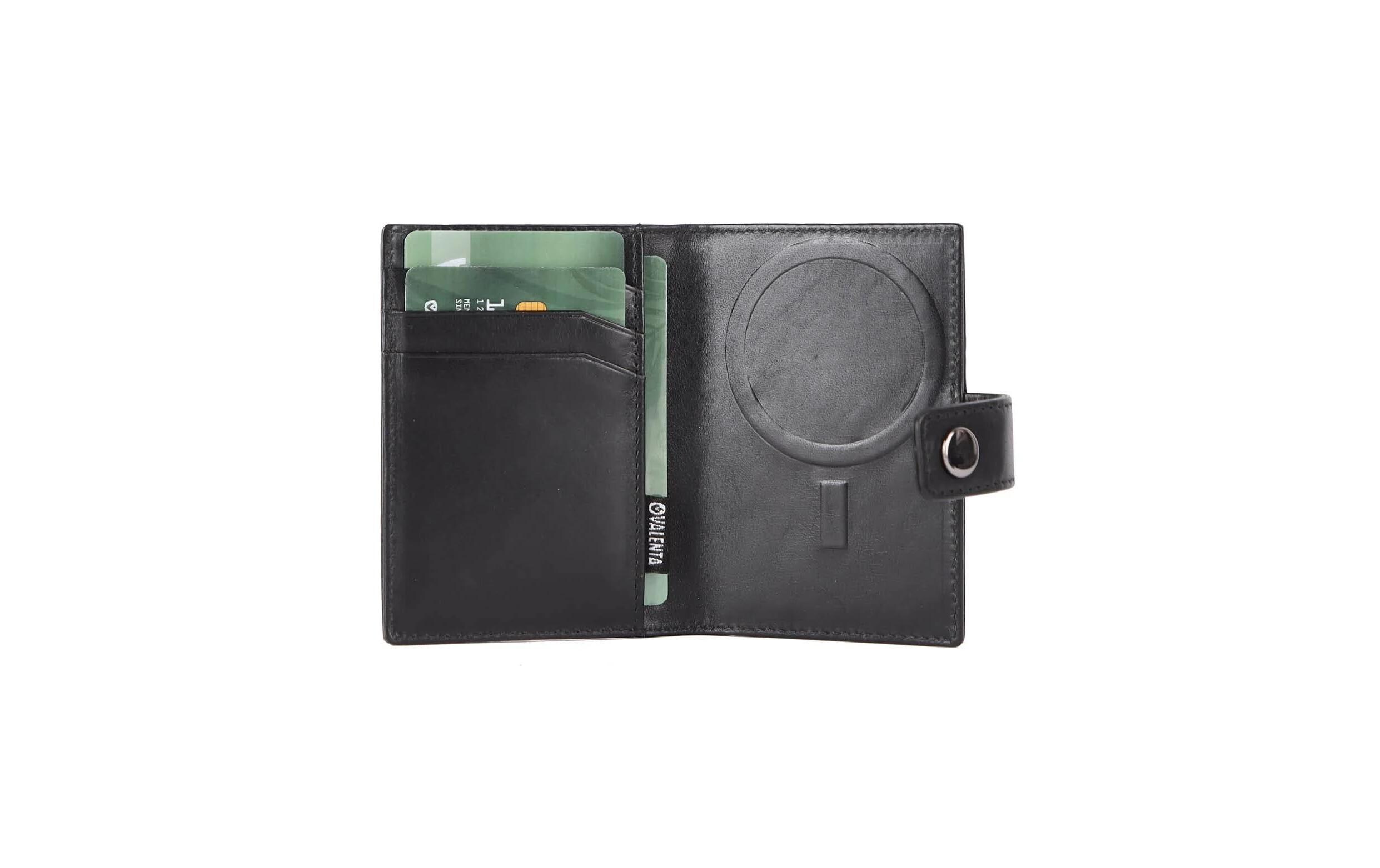 CardWallet Leather MagSafe BlackMagSafe Ledertasche mit RFID-Schutz