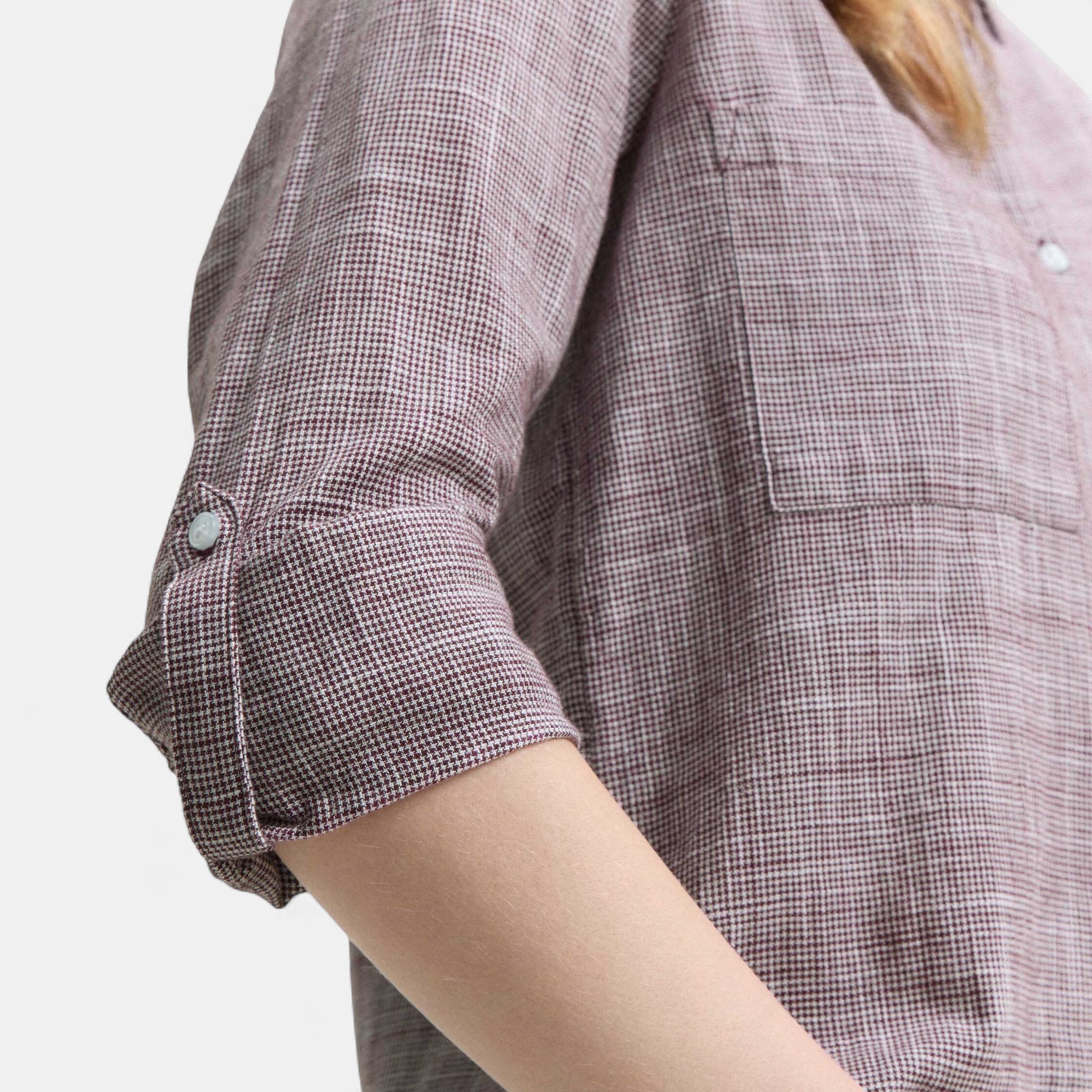 Blouse Femme bordeaux
