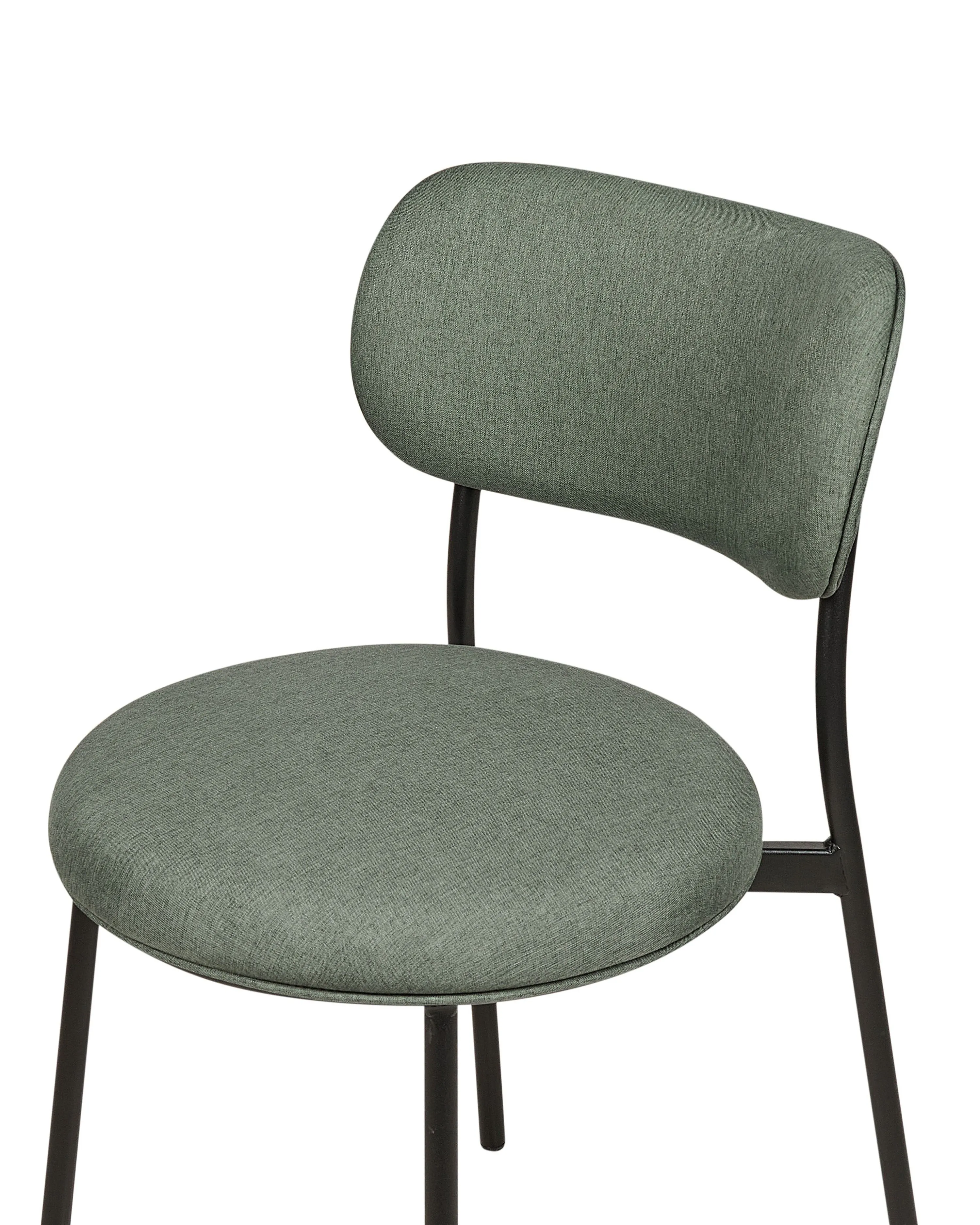 Set van 2 eetkamerstoelen CASEY Donkergroen