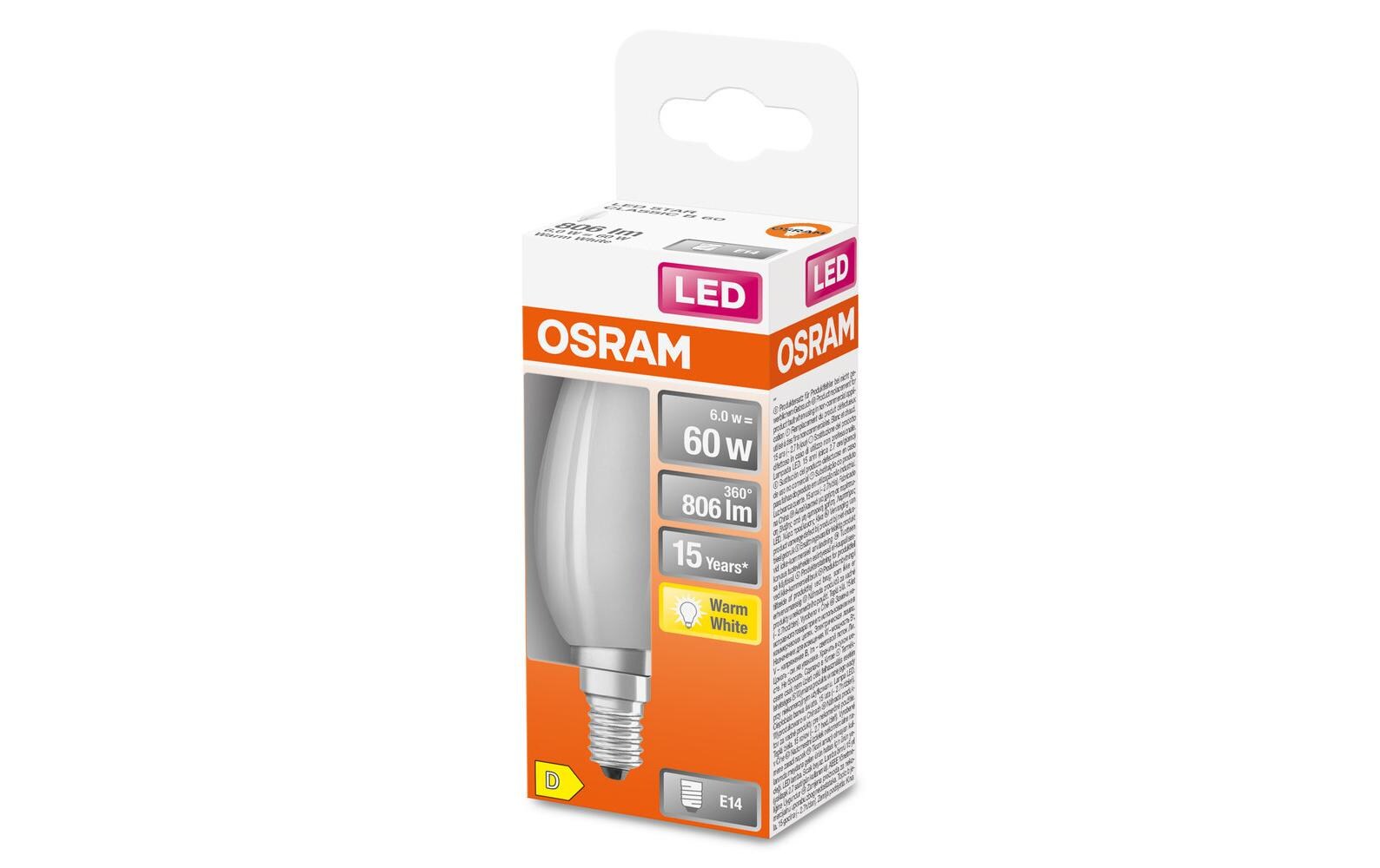 Lampe Star Retrofit, 6W, E14 WarmweissLED-Lampe