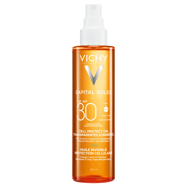 Vichy Capital Soleil Cellprotection Oil Öl LSF30 FRENnl 200 ml