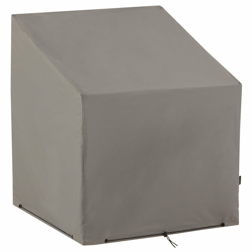Housse de chaise longue 100x100x70 cm gris