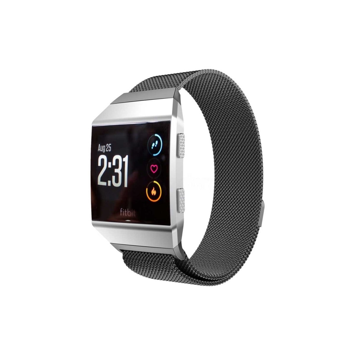 Milanese RSF Fitbit Ionic (L) - Svart