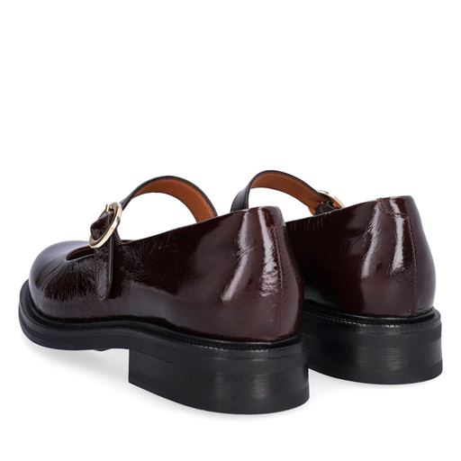 Billi Bi A7016 Mary Jane Ballerinasko, Mogano Naplack, 38