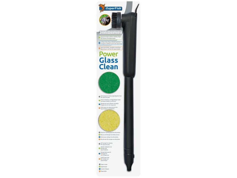 SuperFish Scheibenreiniger Power Glass Clean Power-Aquarienreiniger