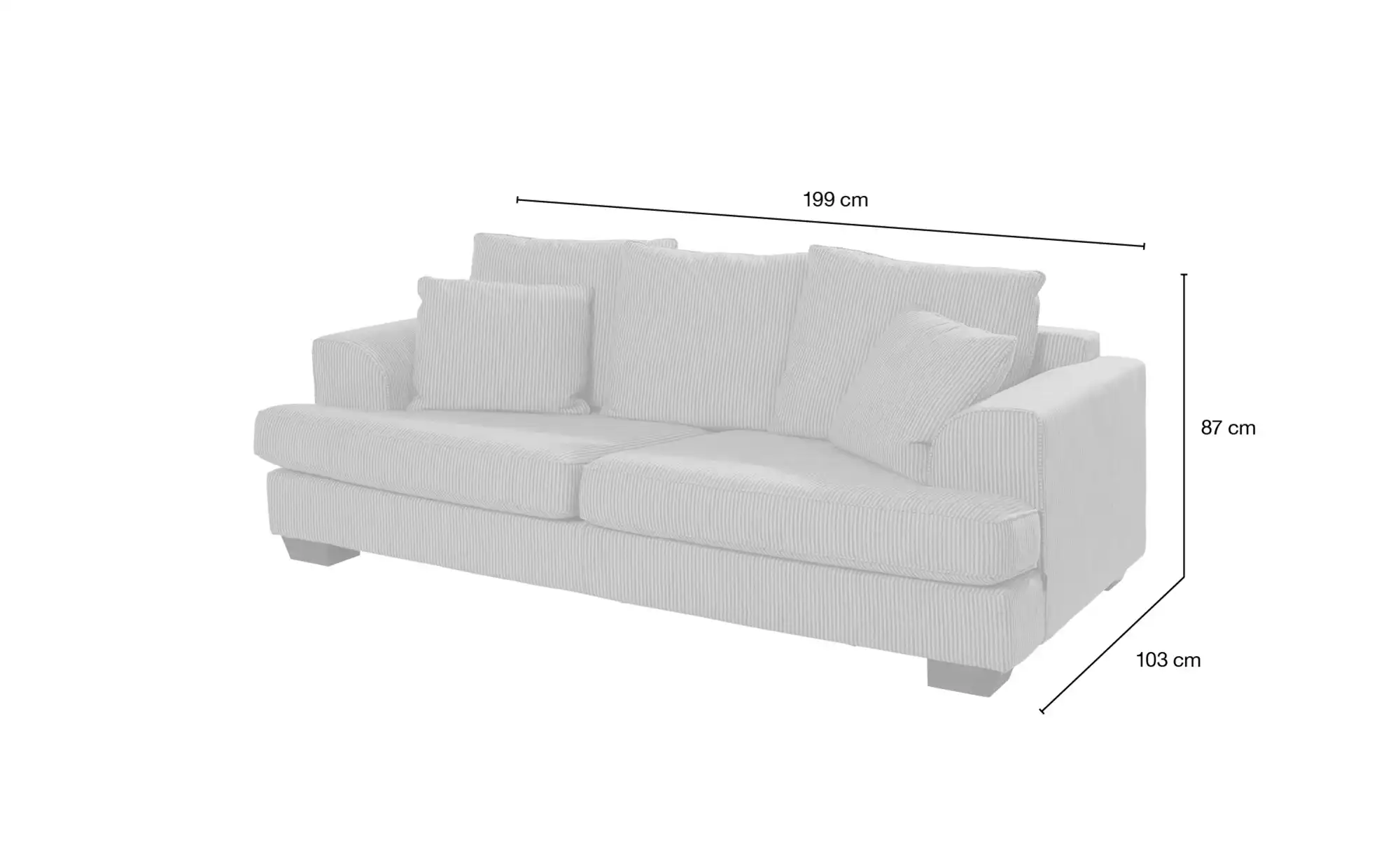SOHO Loungesofa Franka