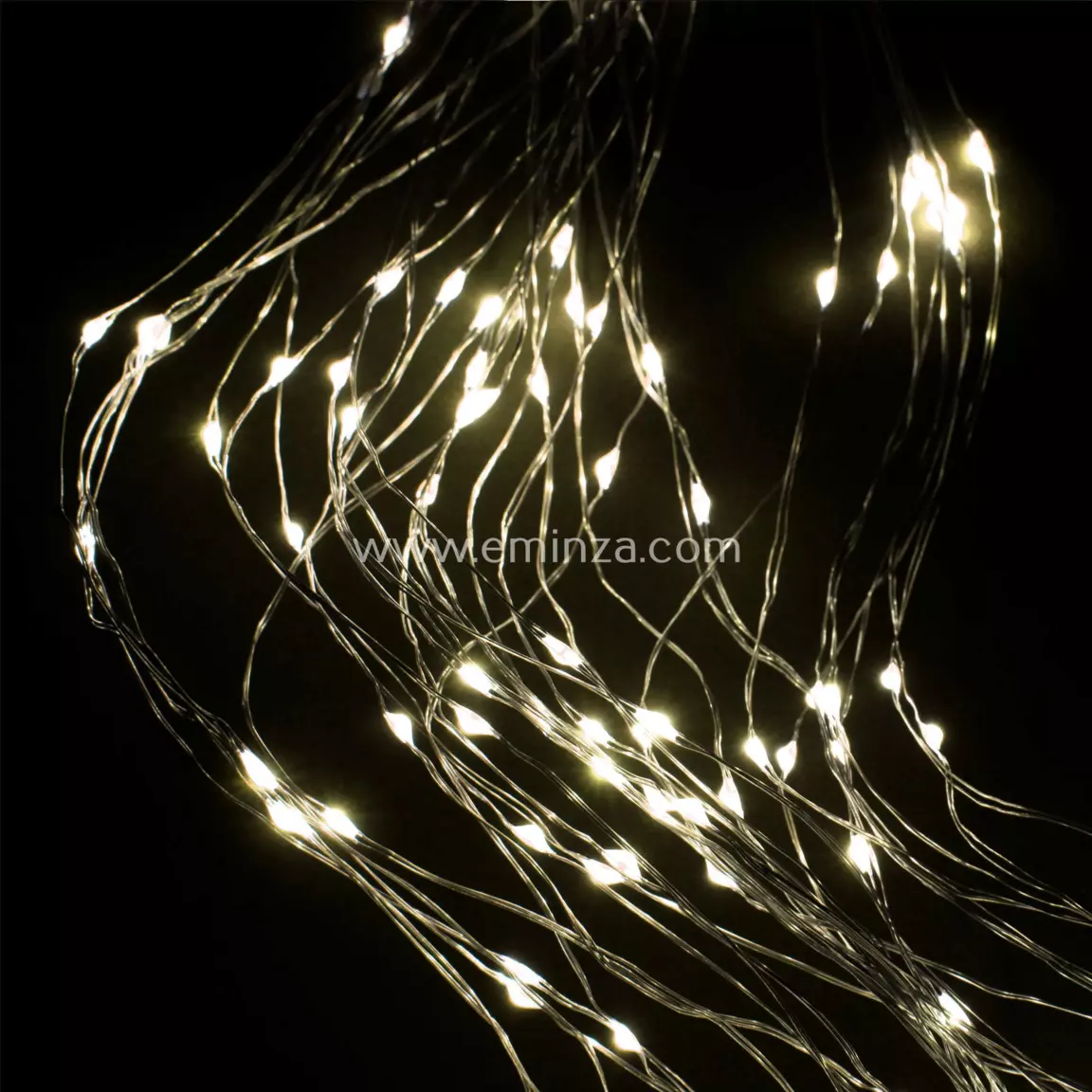Guirlande lumineuse 2 m 640 Micro LED Cluster Blanc chaud