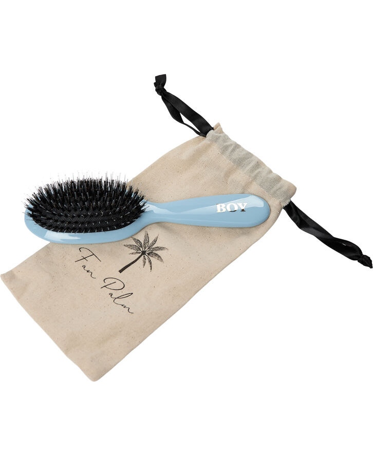 Fan Palm Boar- & Nylon Brush blue 