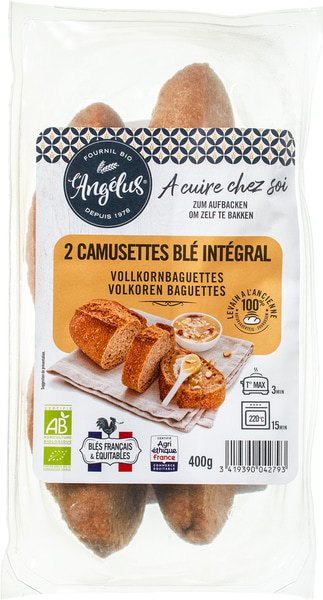 l’Angelus Camusettes Volkoren Desem (2 stuks)