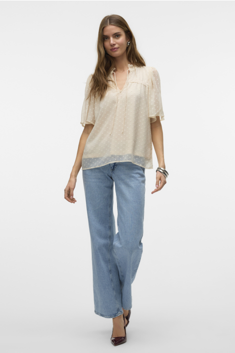 Vero Moda beige dames blouse