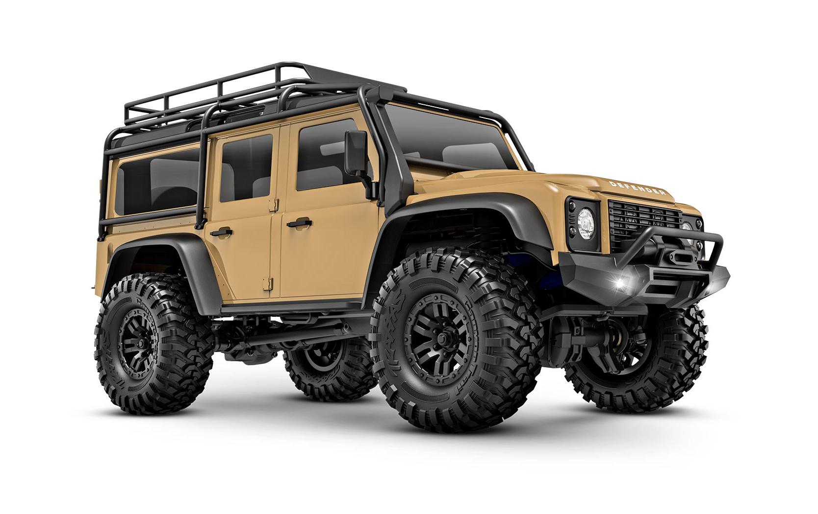 Scale Crawler TRX-4M Land Rover Defender Beige, RTR, 1:18<br>TRX-4 Performance im Mini-Format