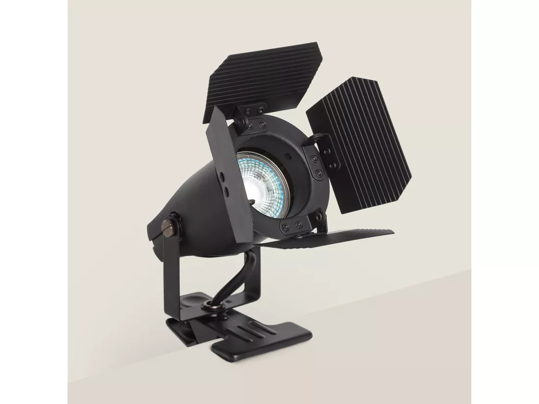 Lampe de Bureau à Pince Kurangna Noir