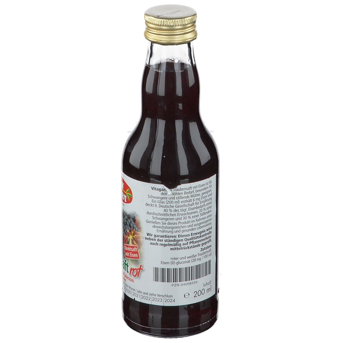 Vitagarten Roter Traubensaft