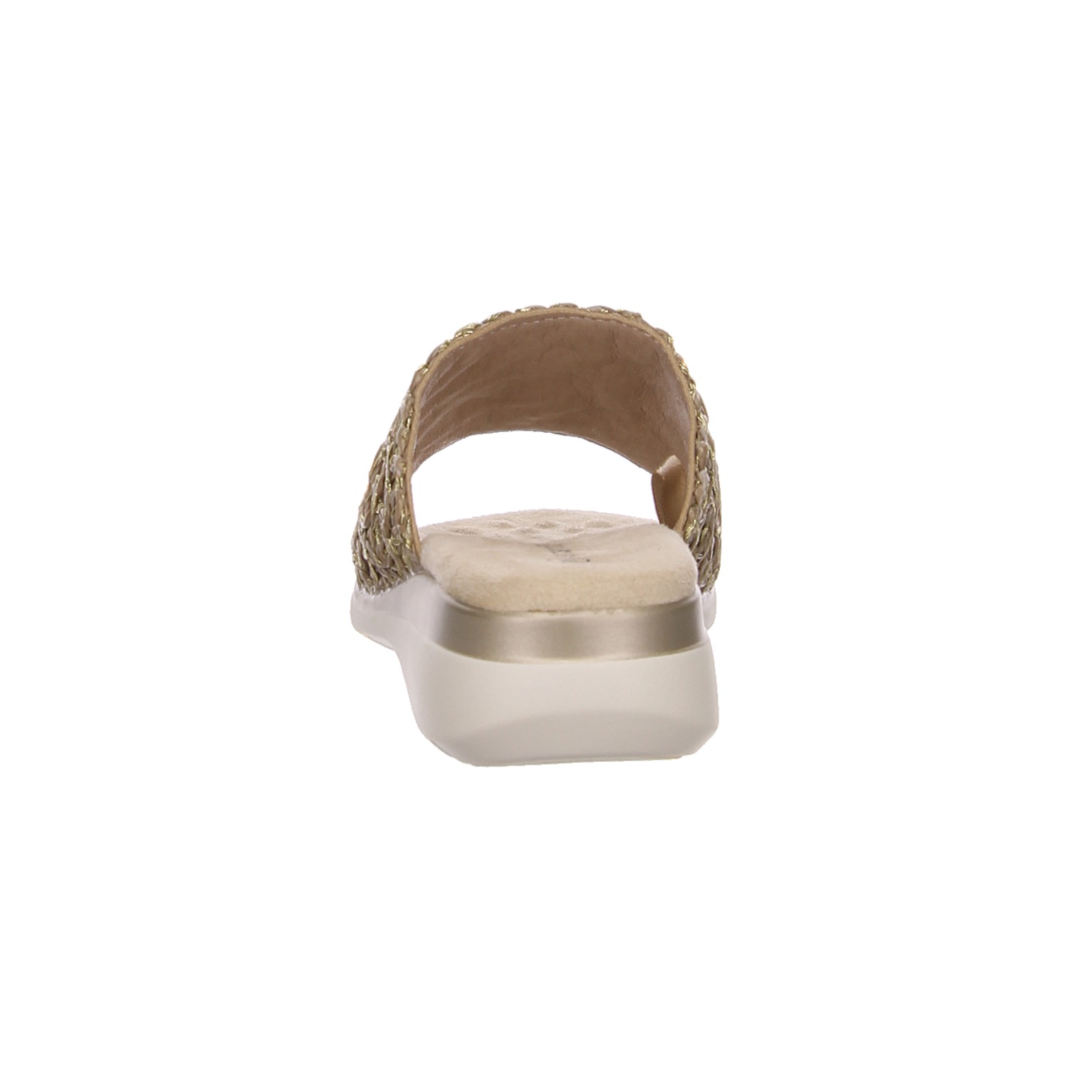 Scandi Pantoletten gold gold/silber/bronce