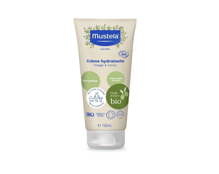 Crème corps hydratante bébé à l'huile d'olive Bio MUSTELA