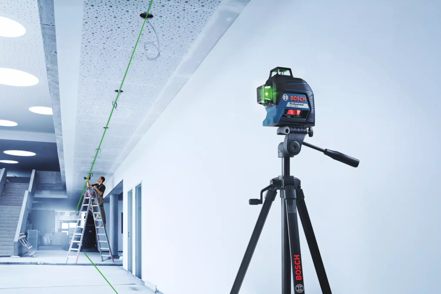 Bosch GLL 3-80 G Kruislijnlaser in opbergetui in koffer - 30 - 120 m
