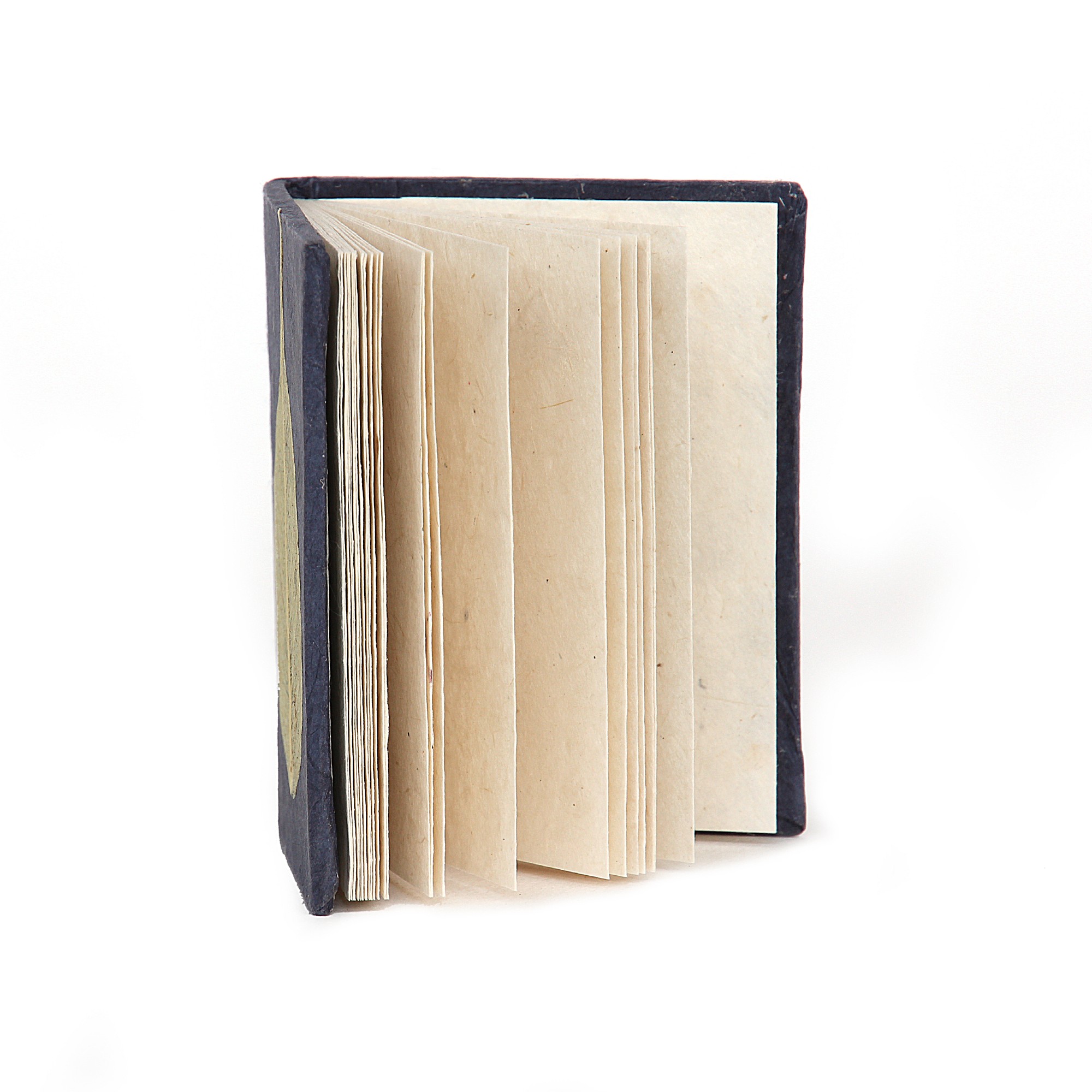 Notizbuch mit Blatt, blau, T 7,5 cm, B 5,5 cm, H 1 cm günstig bestellen