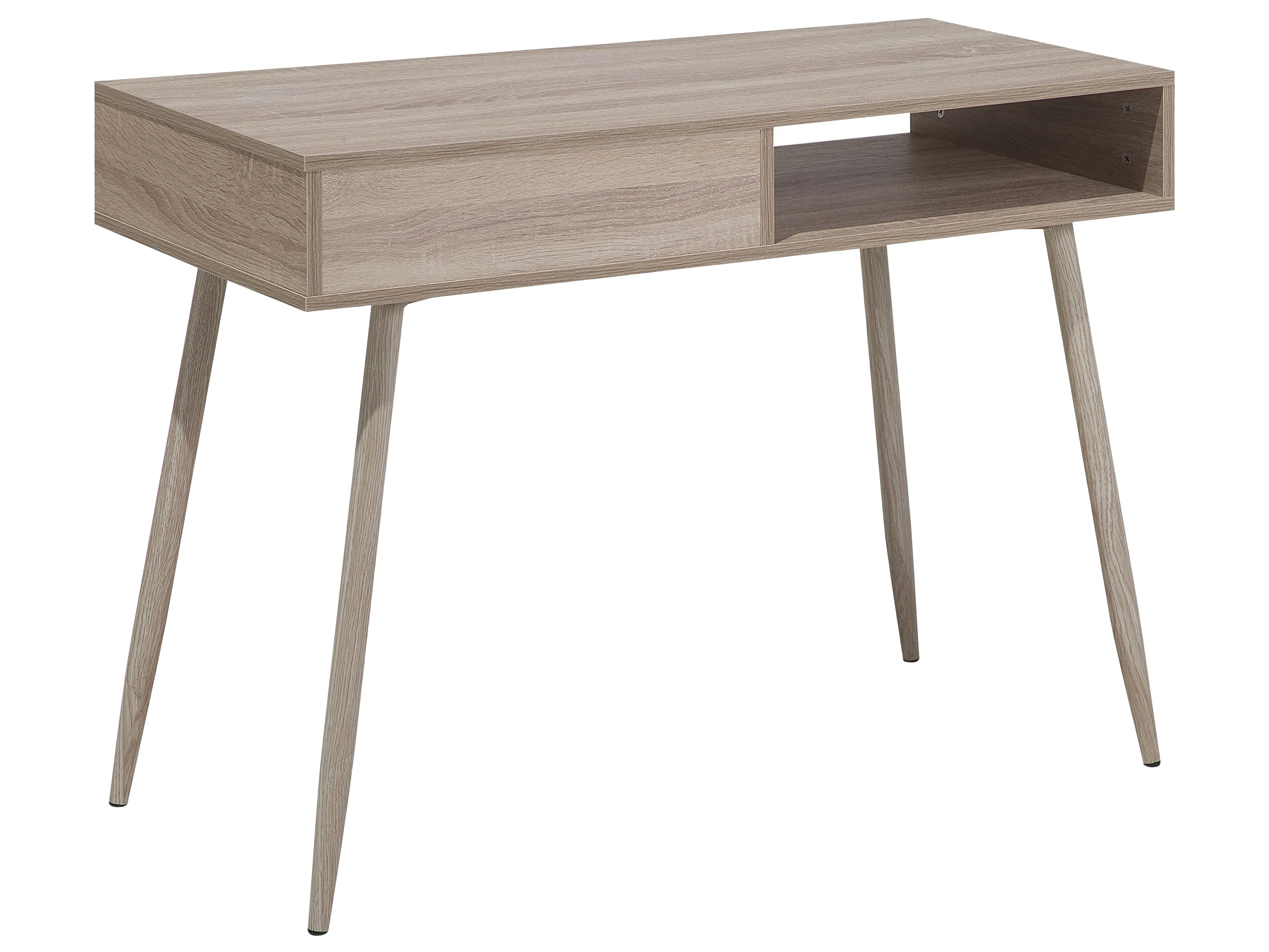 Bureau DEORA Lichtbruin 100 cm 48 cm met lades