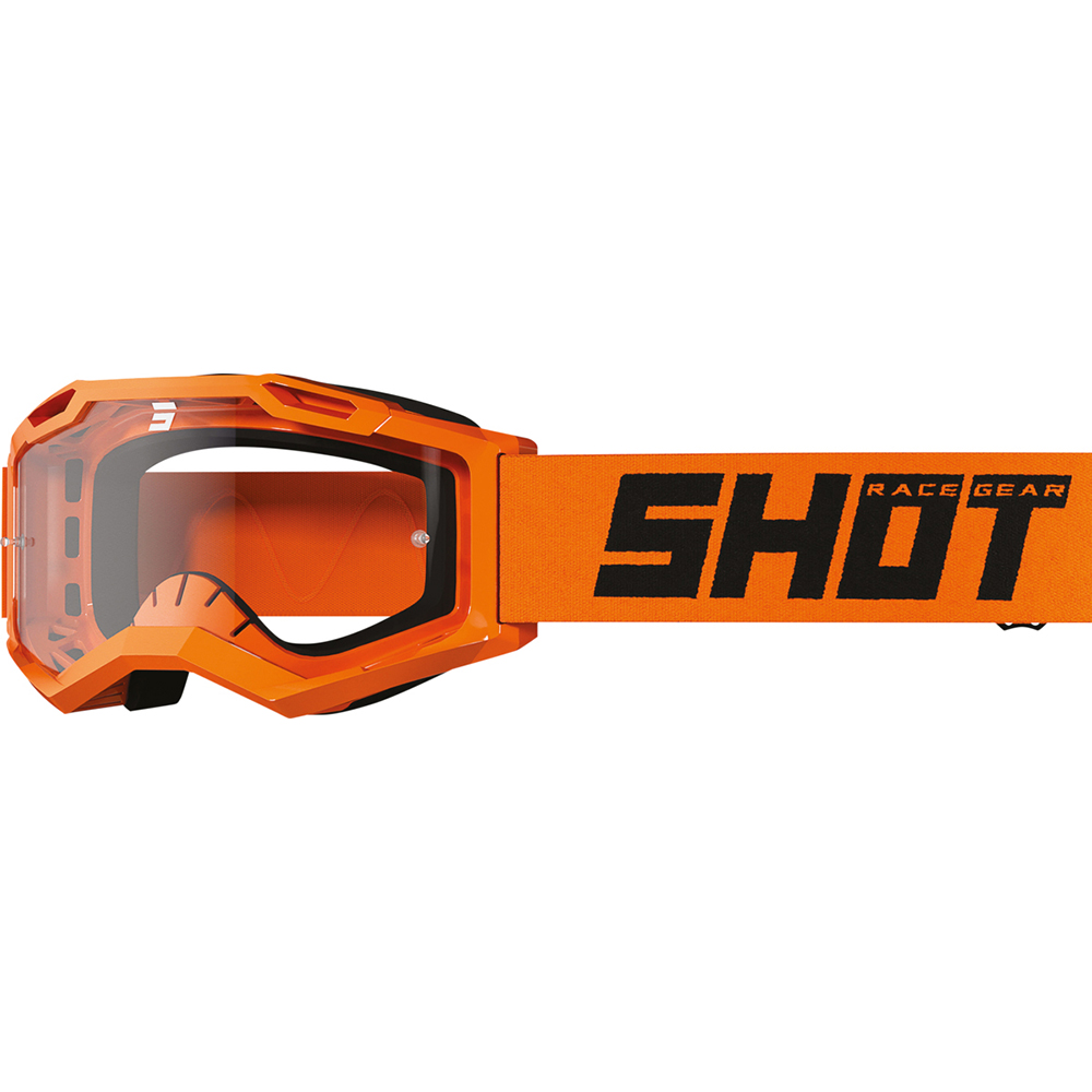 Shot - Masque enfant Rocket Kid 2.0 Solid Orange fluo / Brillant