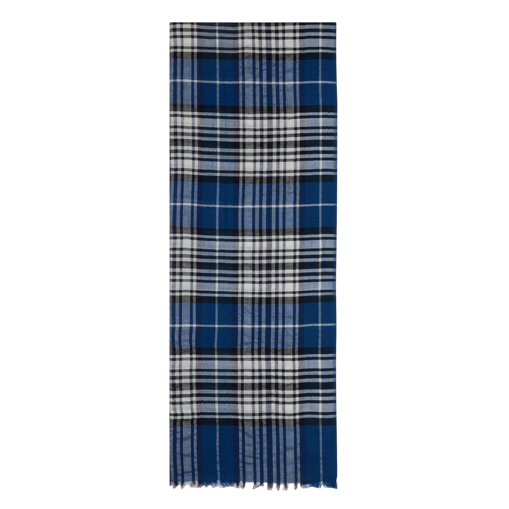 Foulard imprimé en laine | Multicolore
